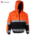 Wholesale Winter Hi Vis Workwear Hoodie Excellent Quality ANSI Class 3 High Visibility Reflective Work Safety Vest Jacket